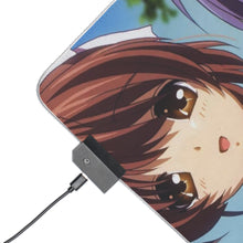 Load image into Gallery viewer, Clannad Nagisa Furukawa, Kyou Fujibayashi RGB LED Mouse Pad (Desk Mat)