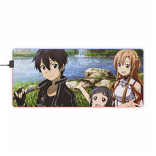 Load image into Gallery viewer, Sword Art Online Asuna Yuuki, Yui RGB LED Mouse Pad (Desk Mat)