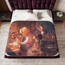 Load image into Gallery viewer, Anime Touhou Sherpa Blanket