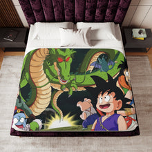 Load image into Gallery viewer, The secret of 7 Dragon Balls Sherpa Blanket