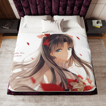 Load image into Gallery viewer, Happy Birthday Rin❤ Sherpa Blanket