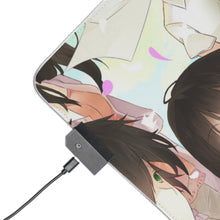 Load image into Gallery viewer, Hyouka Eru Chitanda, Satoshi Fukube, Mayaka Ibara RGB LED Mouse Pad (Desk Mat)