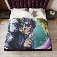 Load image into Gallery viewer, Anime Jojo's Bizarre Adventure Sherpa Blanket