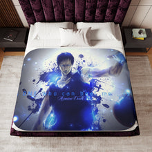 Load image into Gallery viewer, Kuroko's Basketball Daiki Aomine Sherpa Blanket