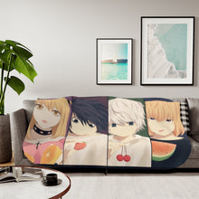 Load image into Gallery viewer, Anime Death Note Sherpa Blanket