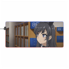 Load image into Gallery viewer, Mai Sakurajima RGB LED Mouse Pad (Desk Mat)