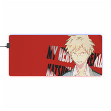 Load image into Gallery viewer, My Hero Academia Katsuki Bakugou RGB LED Mouse Pad (Desk Mat)