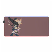 Load image into Gallery viewer, Black Clover Asta, Yuno RGB LED Mouse Pad (Desk Mat)