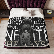 Load image into Gallery viewer, Anime Death Noter Sherpa Blanket