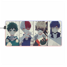 Load image into Gallery viewer, My Hero Academia Izuku Midoriya, Katsuki Bakugou, Tenya Iida RGB LED Mouse Pad (Desk Mat)