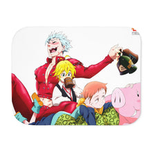 Load image into Gallery viewer, Anime The Seven Deadly Sins Sherpa Blanket
