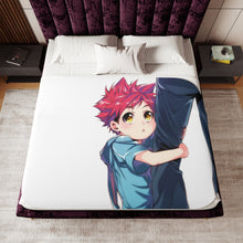 Load image into Gallery viewer, Anime Food Wars: Shokugeki no Soma Sherpa Blanket