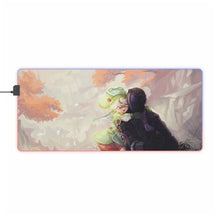 Load image into Gallery viewer, Dawn & Flowers RGB LED Mouse Pad (Desk Mat)