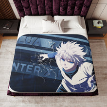 Load image into Gallery viewer, Hunter x Hunter Killua Zoldyck Sherpa Blanket