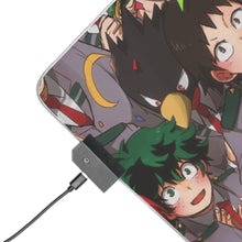 Load image into Gallery viewer, My Hero Academia Izuku Midoriya, Katsuki Bakugou, Tenya Iida, Tsuyu Asui RGB LED Mouse Pad (Desk Mat)