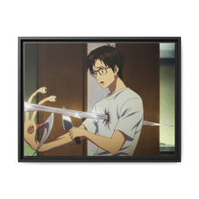 Load image into Gallery viewer, Shinich getting stabbed (Parasyte Canvas Framed Art Print