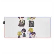 Load image into Gallery viewer, Durarara!! Izaya Orihara, Shizuo Heiwajima RGB LED Mouse Pad (Desk Mat)