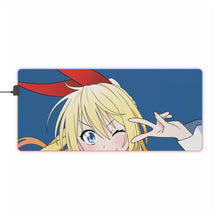 Load image into Gallery viewer, Nisekoi Chitoge Kirisaki RGB LED Mouse Pad (Desk Mat)