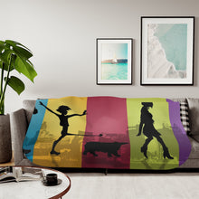 Load image into Gallery viewer, Anime Cowboy Bebop Sherpa Blanket