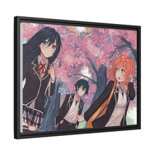 Load image into Gallery viewer, My Teen Romantic Comedy SNAFU Hachiman Hikigaya, Yukino Yukinoshita, Yui Yuigahama Canvas Framed Art Print
