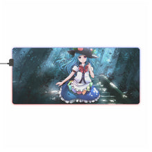 Load image into Gallery viewer, Tenshi Hinanawi RGB LED Mouse Pad (Desk Mat)