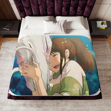 Load image into Gallery viewer, Spirited Away Sherpa Blanket