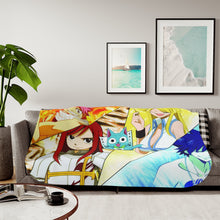 Load image into Gallery viewer, Anime Fairy Tailr Sherpa Blanket