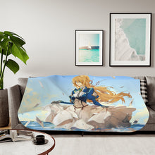 Load image into Gallery viewer, Violet Evergarden Sherpa Blanket