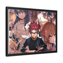 Load image into Gallery viewer, Rindō Kobayashi Alice Nakiri Erina Nakiri and Takumi Aldini Canvas Framed Art Print