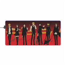 Load image into Gallery viewer, Durarara!! Izaya Orihara, Shizuo Heiwajima, Celty Sturluson, Masaomi Kida, Anri Sonohara RGB LED Mouse Pad (Desk Mat)