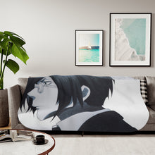 Load image into Gallery viewer, Nobuchika Ginoza Side view Sherpa Blanket