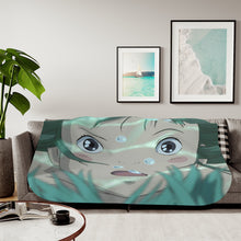 Load image into Gallery viewer, Anime Spirited Away Sherpa Blanket