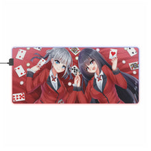 Load image into Gallery viewer, Kakegurui Yumeko Jabami, Kirari Momobami RGB LED Mouse Pad (Desk Mat)