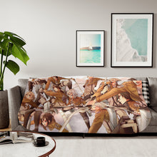 Load image into Gallery viewer, Shingeki no Kyojin - 104th Trainees Squad Sherpa Blanket
