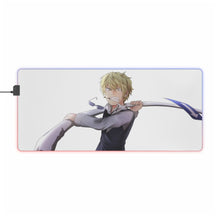 Load image into Gallery viewer, Durarara!! Shizuo Heiwajima RGB LED Mouse Pad (Desk Mat)