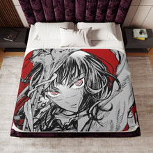 Load image into Gallery viewer, Anime Chainsaw Man Sherpa Blanket