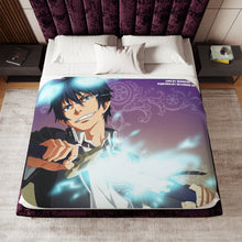 Load image into Gallery viewer, Blue Exorcist Sherpa Blanket