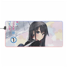 Load image into Gallery viewer, My Teen Romantic Comedy SNAFU Yukino Yukinoshita RGB LED Mouse Pad (Desk Mat)