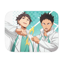 Load image into Gallery viewer, Haikyu!! Sherpa Blanket