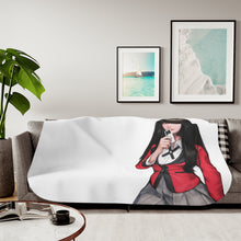Load image into Gallery viewer, Anime Kakegurui Sherpa Blanket
