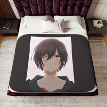 Load image into Gallery viewer, Yū Otosaka weeping smile Sherpa Blanket