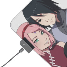 Load image into Gallery viewer, Naruto and Sasuke Family RGB LED Mouse Pad (Desk Mat)