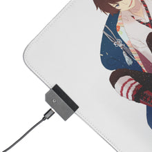 Load image into Gallery viewer, Blue Exorcist RGB LED Mouse Pad (Desk Mat)
