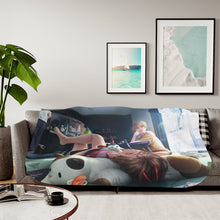 Load image into Gallery viewer, Anime Chainsaw Man Sherpa Blanket