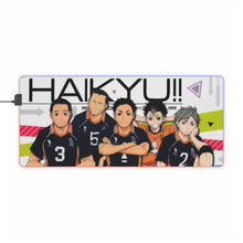 Load image into Gallery viewer, Haikyu!! RGB LED Mouse Pad (Desk Mat)