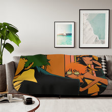 Load image into Gallery viewer, Anime Cowboy Bebop Sherpa Blanket