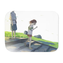 Load image into Gallery viewer, Anime Spirited Away Sherpa Blanket