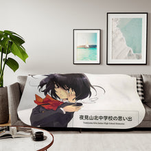 Load image into Gallery viewer, Another Mei Misaki Sherpa Blanket