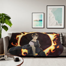 Load image into Gallery viewer, Anime Fire Force Sherpa Blanket