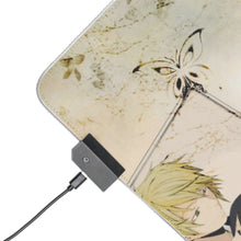 Load image into Gallery viewer, Durarara!! Shizuo Heiwajima, Anri Sonohara RGB LED Mouse Pad (Desk Mat)